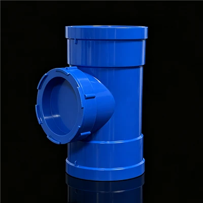 ميناء التفتيش PVC الأزرق